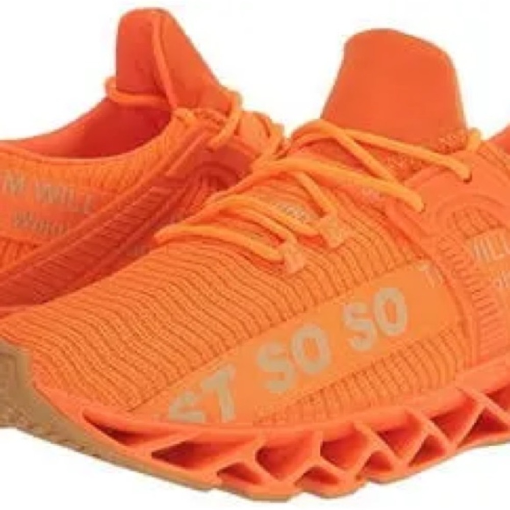 Vibrant Orange Kids Shoes